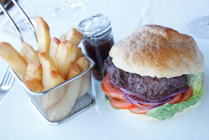 Burger and Chips